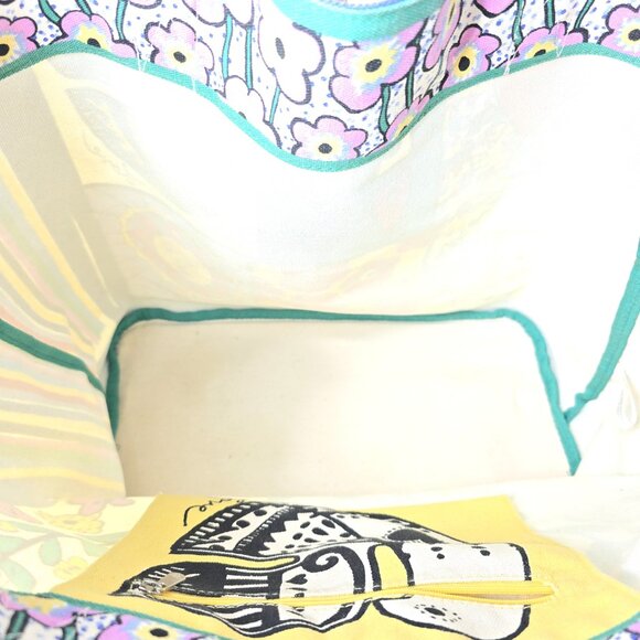 Brighton "YOU WARM MY HEART" Large Canvas Tote Bag Tom Clancy Bees - Picture 10 of 15